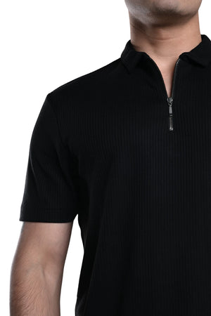 TENCEL™ POLO (Carbon Black)