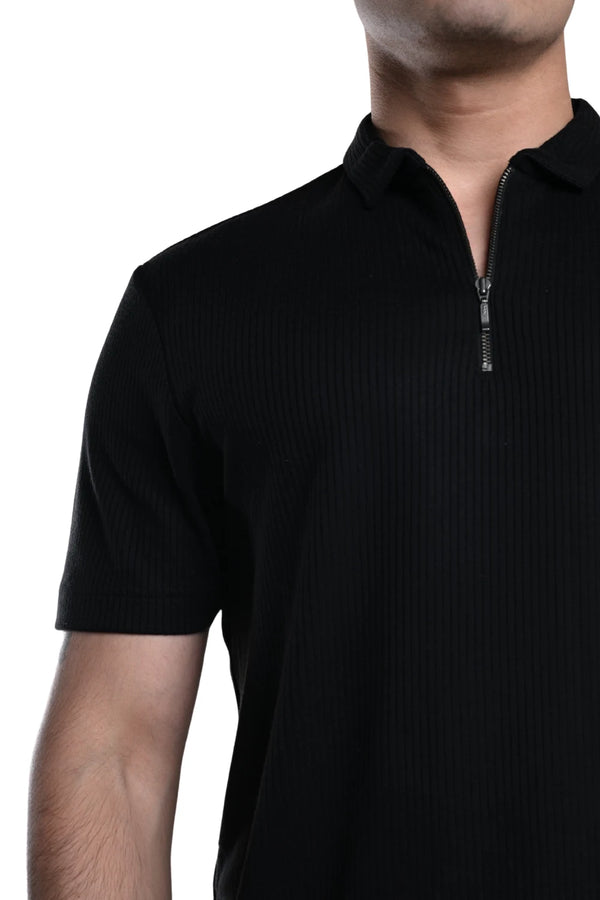 TENCEL™ POLO (Carbon Black)