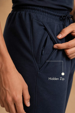 Mens Multi-utility Joggers (Denim Melange)