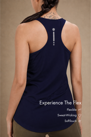 Bio Active Tank – EcoCiclo™ Biodegradable Polyester (Midnight Navy)