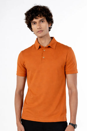 Sorona™ Polo (Raw Cinnamon)