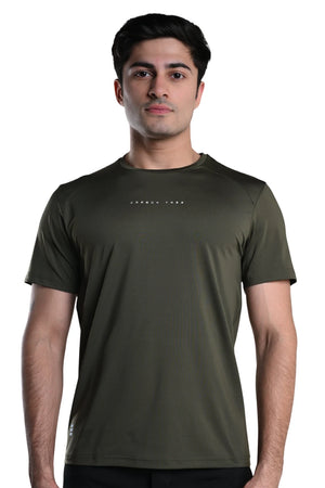Men’s Bio Sports T-Shirt – EcoCiclo™ Biodegradable Polyester (Sage Green)