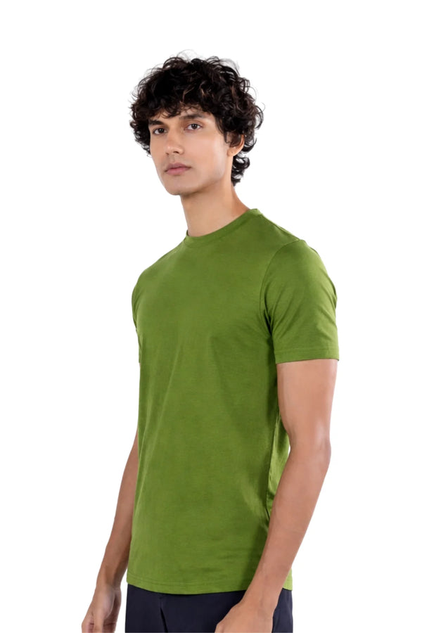 Carbon Lightweight T-Shirt – Organic Cotton (Moss Green)