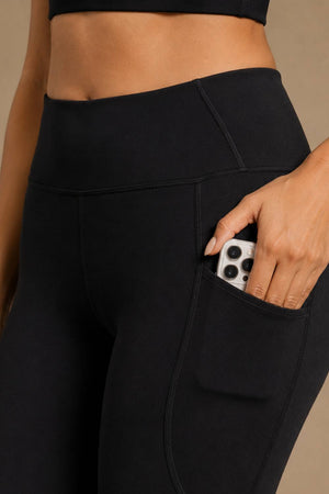 Carbon Sculpt Legging (2 Pockets) (Carbon Black)