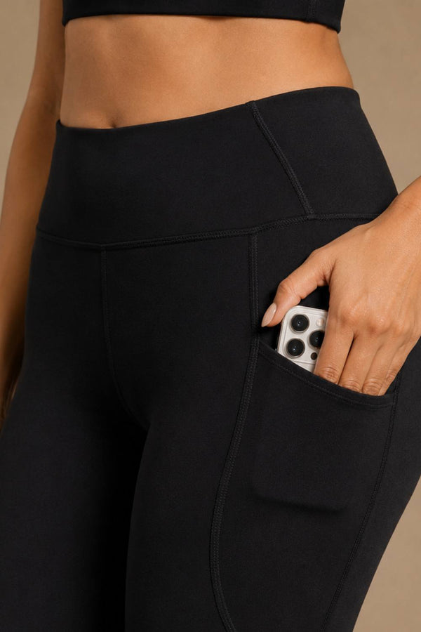 Carbon Sculpt Legging (2 Pockets) (Carbon Black)