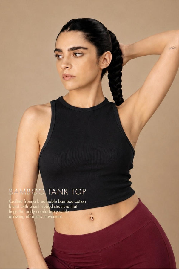 Bamboo Tank Top (Carbon Black)