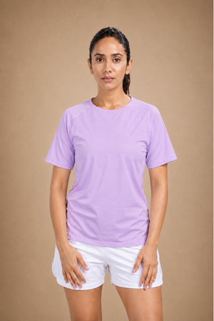 Bio Active Tee – EcoCiclo™ Biodegradable Polyester  (Lavender Haze)