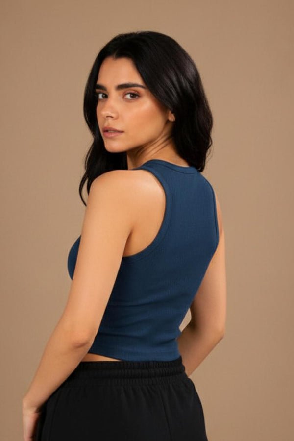 Bamboo Tank Top (Rustic Blue)