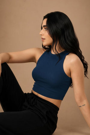 Bamboo Tank Top (Rustic Blue)