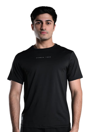 Men’s Bio Sports T-Shirt – EcoCiclo™ Biodegradable Polyester (Carbon Black)