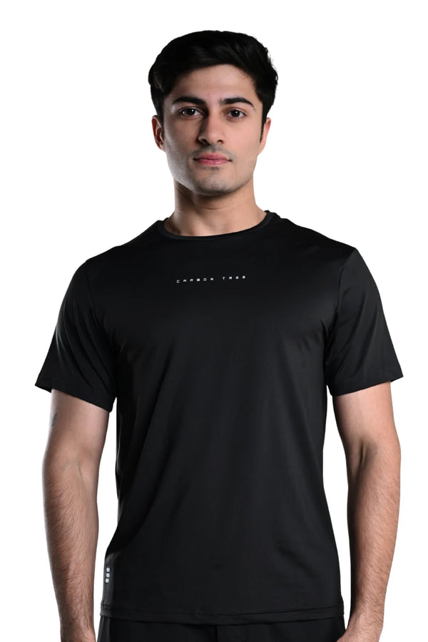 Men’s Bio Sports T-Shirt – EcoCiclo™ Biodegradable Polyester (Carbon Black)