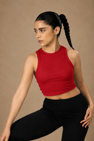Bamboo Tank Top (Bold Red)