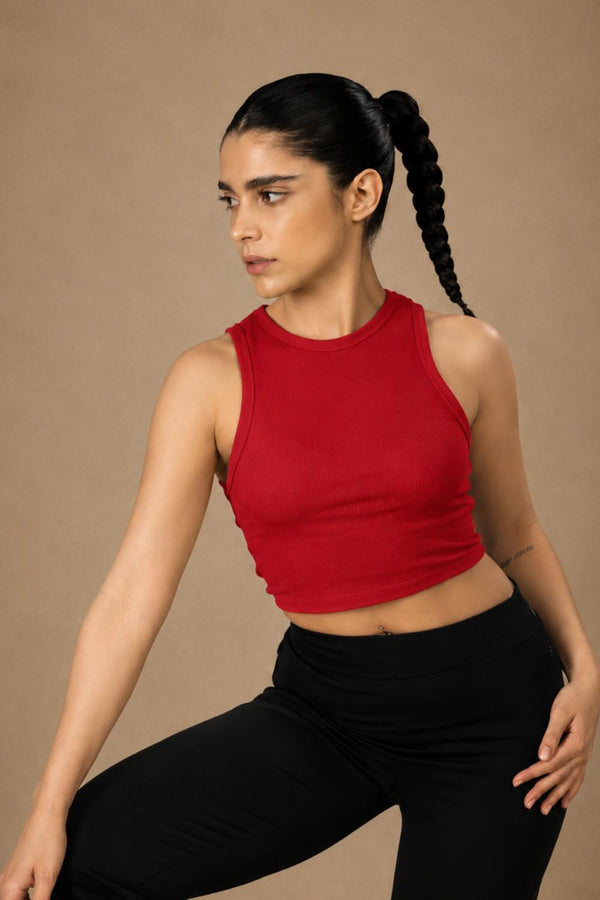 Bamboo Tank Top (Bold Red)