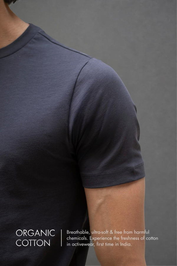 Organic Cotton Men's T-shirt (Coal Grey)