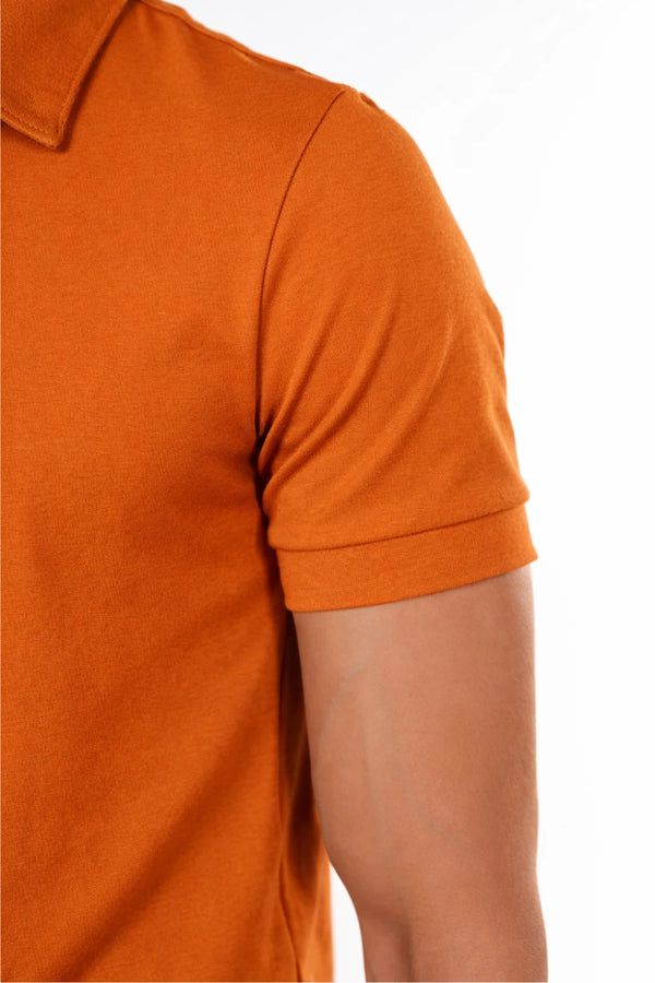 Sorona™ Polo (Raw Cinnamon)