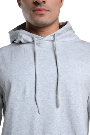 Carbon Hoodie – Men’s Organic Cotton Hoodie (Mist Melange)
