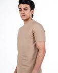 Carbon Heavyweight T-Shirt – Sorona™ (Light Brown Melange)