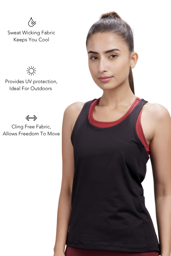 Bio Active Tank – EcoCiclo™ Biodegradable Polyester (Carbon Black)