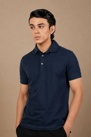 Sorona™ Polo (Midnight Navy)