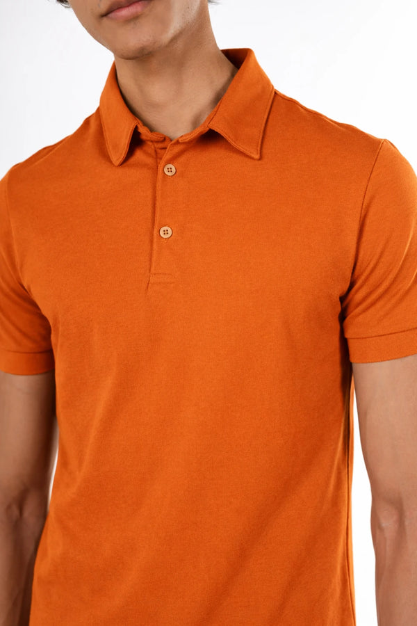 Sorona™ Polo (Raw Cinnamon)