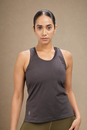 Bio Active Tank – EcoCiclo™ Biodegradable Polyester (Coal Grey)
