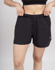 Bio Active Shorts – EcoCiclo™ Biodegradable Polyester (Carbon Black)