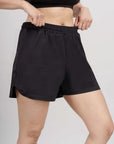 Bio Active Shorts – EcoCiclo™ Biodegradable Polyester (Carbon Black)