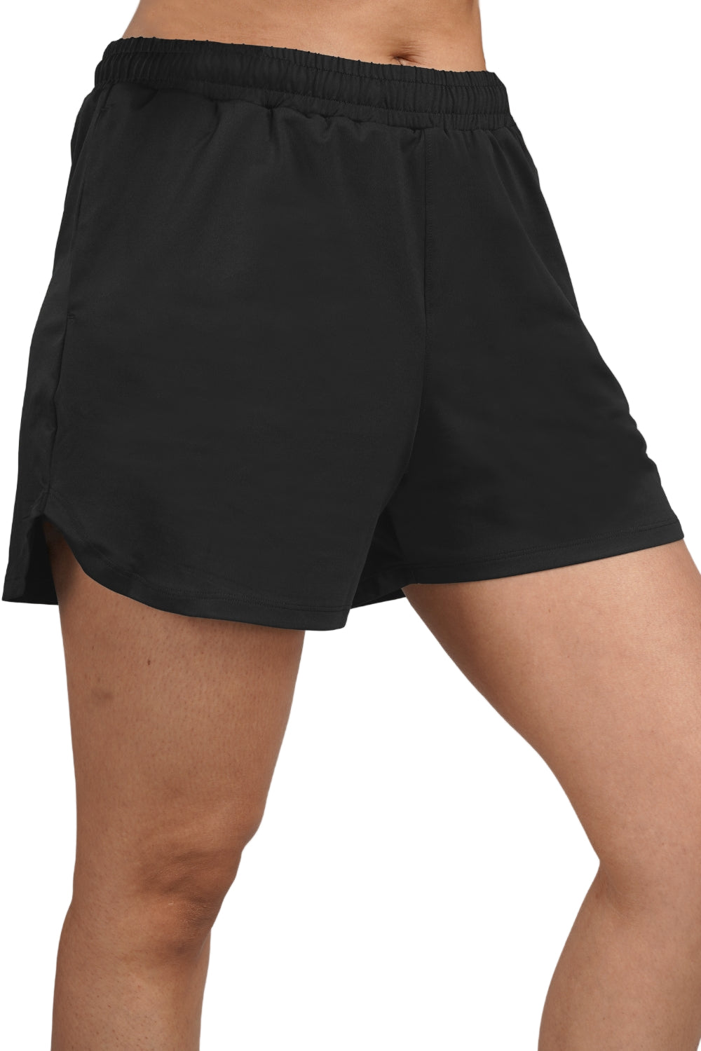 Bio Active Shorts – EcoCiclo™ Biodegradable Polyester (Coal Grey)