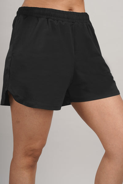 Bio Active Shorts – EcoCiclo™ Biodegradable Polyester (Coal Grey)