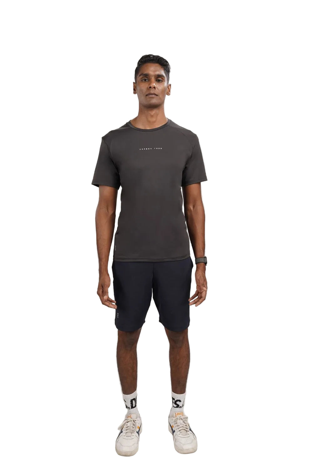 Men’s Bio Sports T-Shirt – EcoCiclo™ Biodegradable Polyester (Coal Grey)