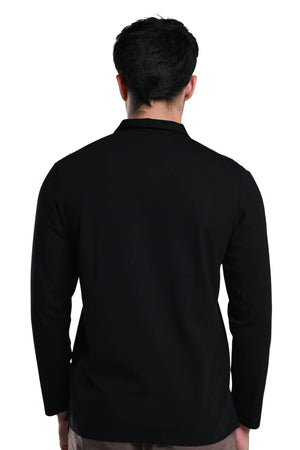 Full Sleeve Polo (Carbon Black)
