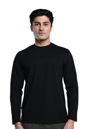 Sorona Full Sleeve T-shirt (Carbon Black)
