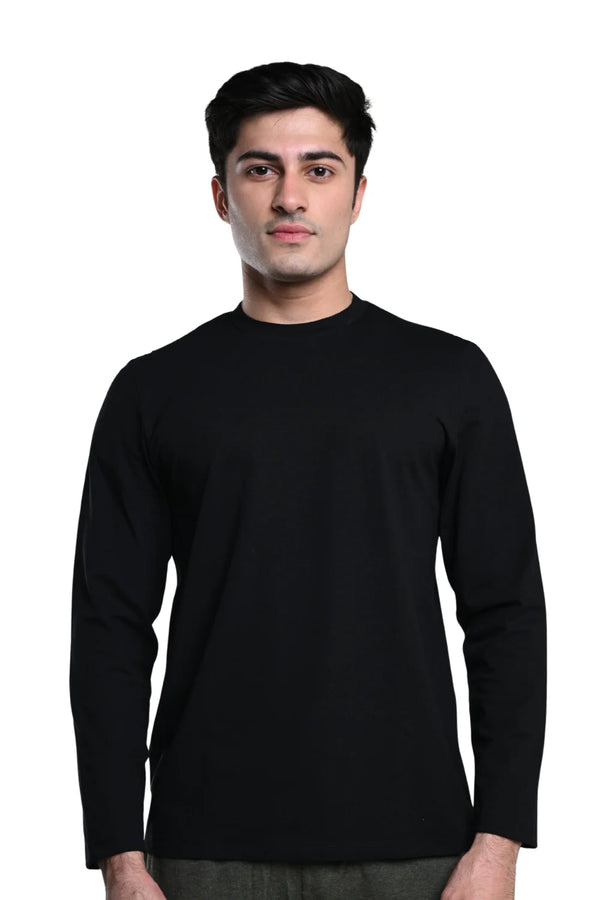 Sorona Full Sleeve T-shirt (Carbon Black)