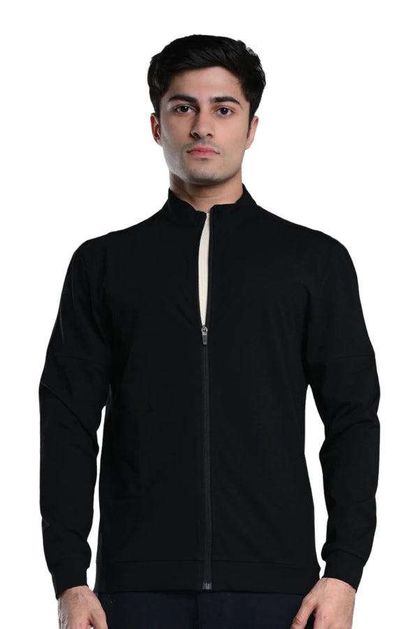 Full Zipper Jacket (Carbon Black)