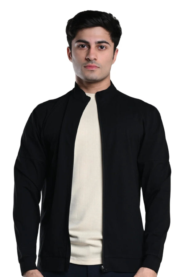 Full Zipper Jacket (Carbon Black)