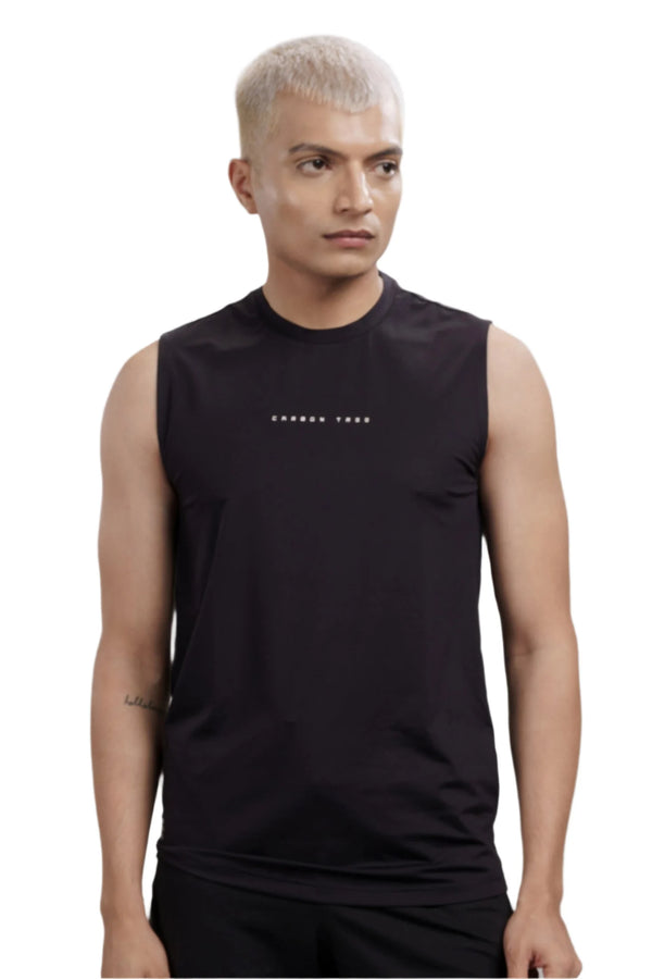 Men’s Bio Sports Tank – EcoCiclo™ Biodegradable Polyester (Carbon Black)