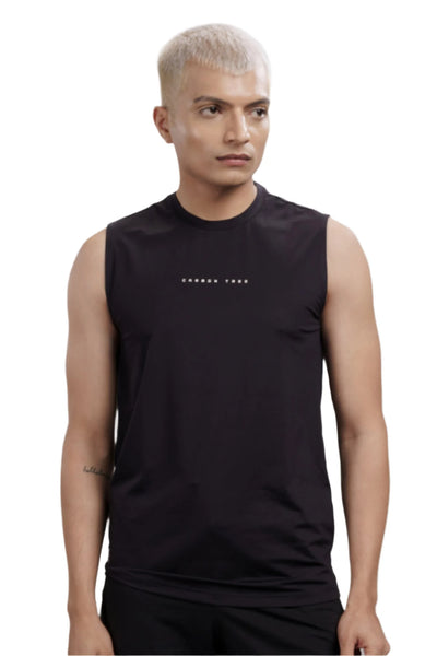 Men’s Bio Sports Tank – EcoCiclo™ Biodegradable Polyester (Carbon Black)