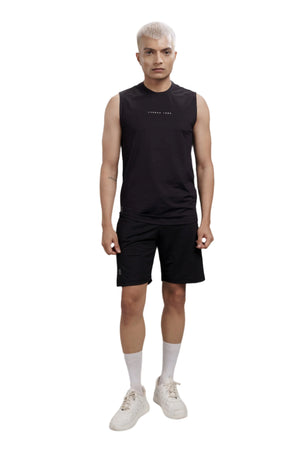 Men’s Bio Sports Tank – EcoCiclo™ Biodegradable Polyester (Carbon Black)