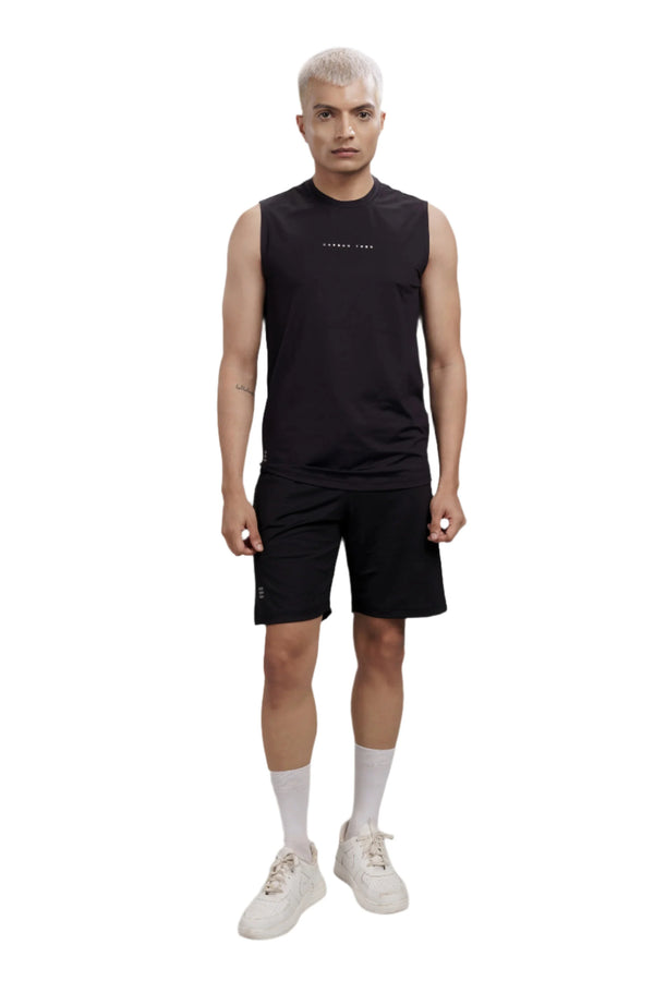 Men’s Bio Sports Tank – EcoCiclo™ Biodegradable Polyester (Carbon Black)