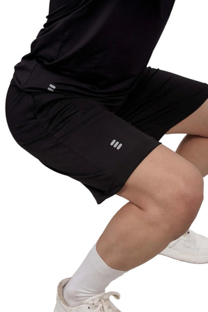 Men’s Bio Sports Training Shorts – Lightweight, Quick-Dry (Carbon Black)