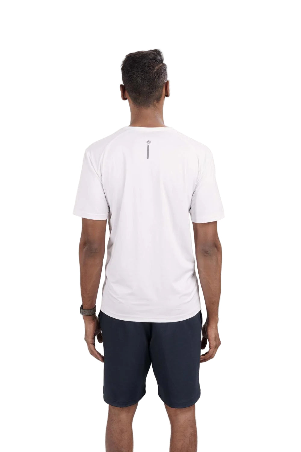Men’s Bio Sports T-Shirt – EcoCiclo™ Biodegradable Polyester (Chalk)
