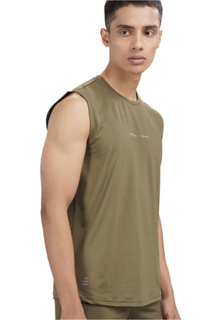 Men’s Bio Sports Tank – EcoCiclo™ Biodegradable Polyester (Sage Green)