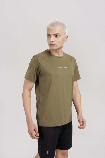 Men’s Bio Sports T-Shirt – EcoCiclo™ Biodegradable Polyester (Sage Green)