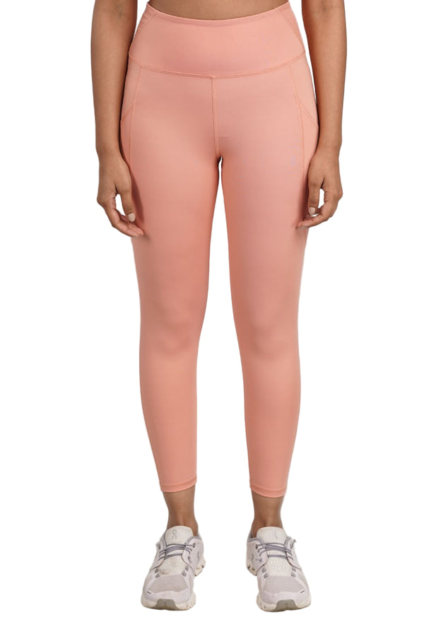 Carbon Sculpt Legging (2 Pockets) (Peach)