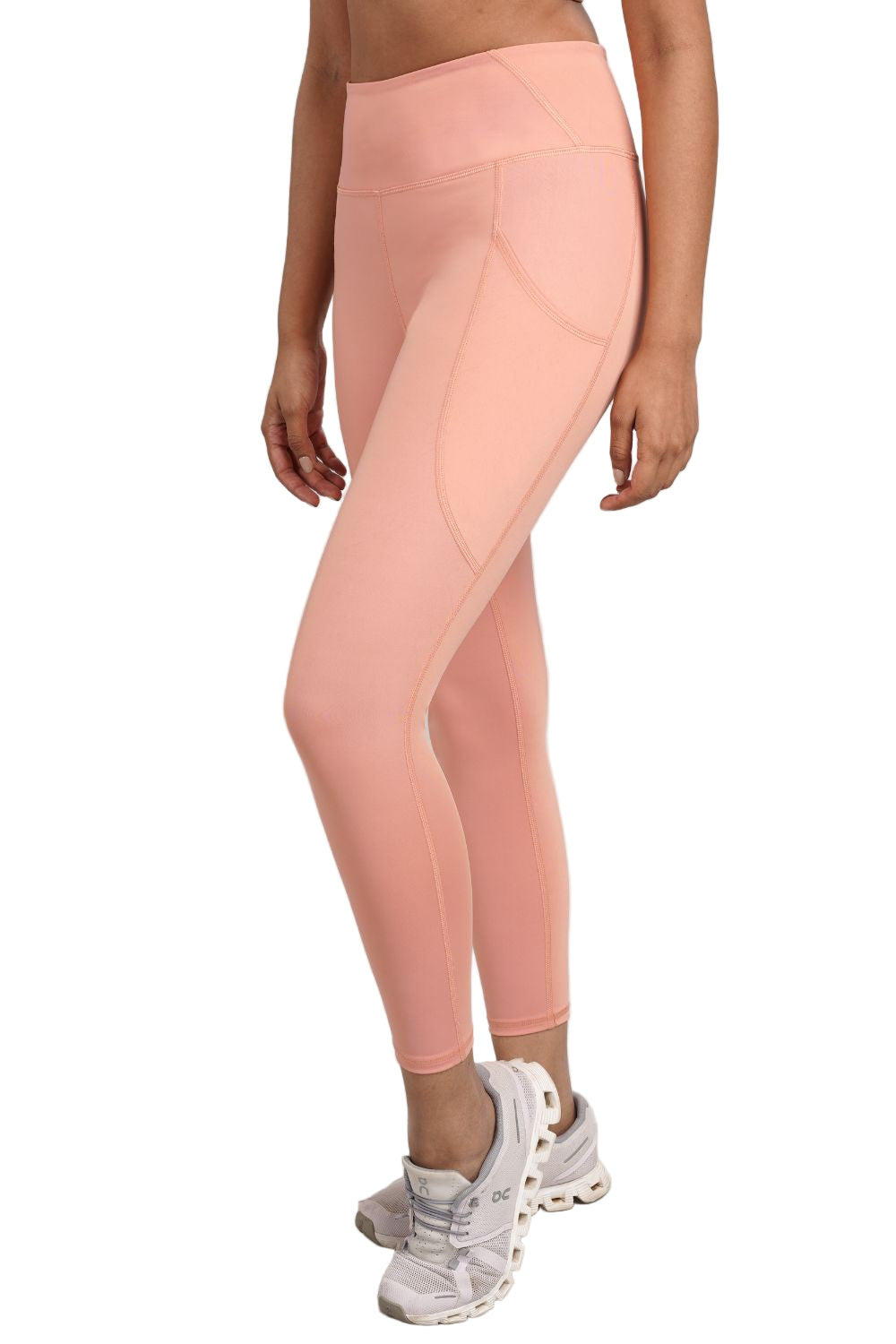 Carbon Sculpt Legging (2 Pockets) (Peach)