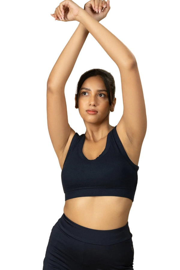 Bamboo Bra (Midnight Navy)