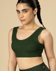 Bamboo Bra (Pine Green)