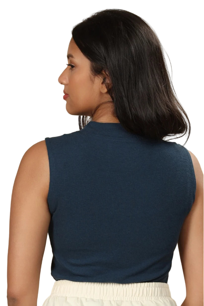 Highneck Tank (Rustic Blue)