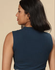 Highneck Tank (Rustic Blue)