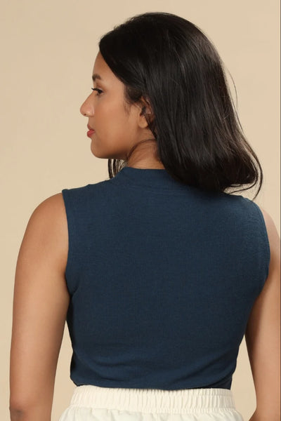 Highneck Tank (Rustic Blue)